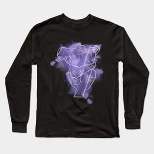 Koala Bear Low Poly Art Watercolor Polygon Long Sleeve T-Shirt